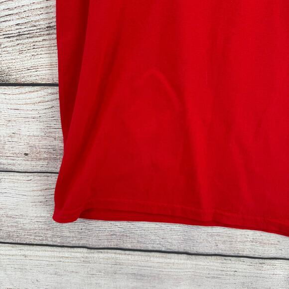 Georgia Bulldogs Bowtie Anchor Logo T-Shirt Adult Medium Red Gildan - Picture 5 of 9